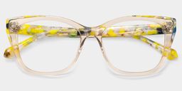Maple Yellow Butterfly Glasses2