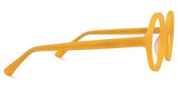 Netini Round Yellow Glasses2