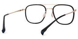 Reyna Aviator Black Glasses5