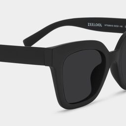 Malcolm Square Black Sunglasses4