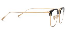 Caton Browline Black Glasses2