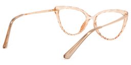 Lucas Cateye Beige Glasses4