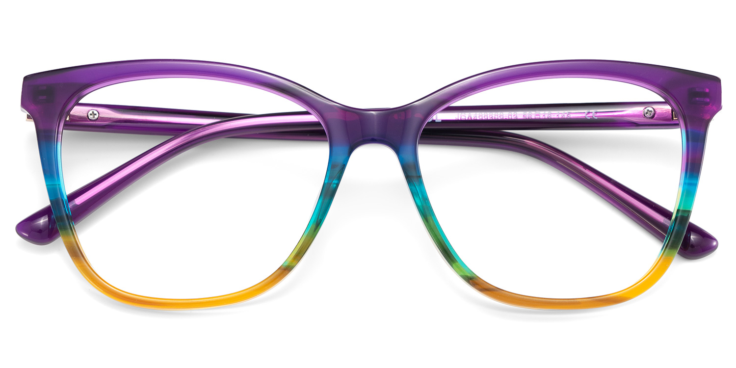 Gage Butterfly Colorful Color Frame Glasses for Women | ZEELOOL UK2