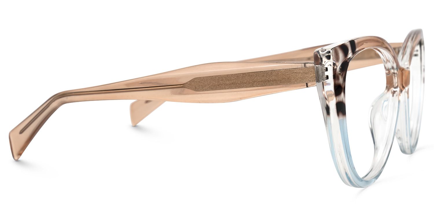 Cateye Narine Multicolor Frame Glasses Deals | ZEELOOL UK2