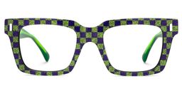 Kirkland Rectangle Green Glasses0