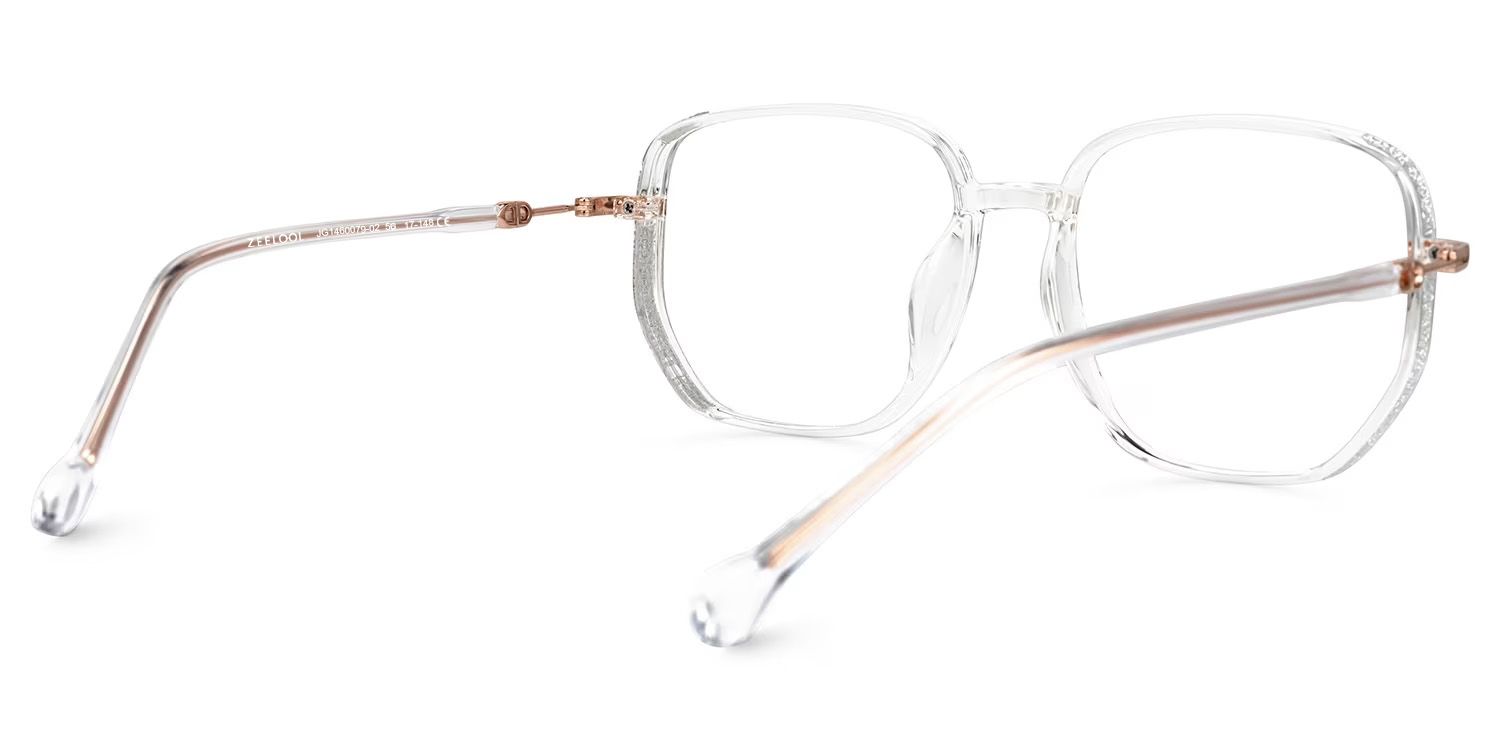 Joana Geometric Clear Glasses3