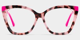 Kira Butterfly Pink Tortoise Glasses2