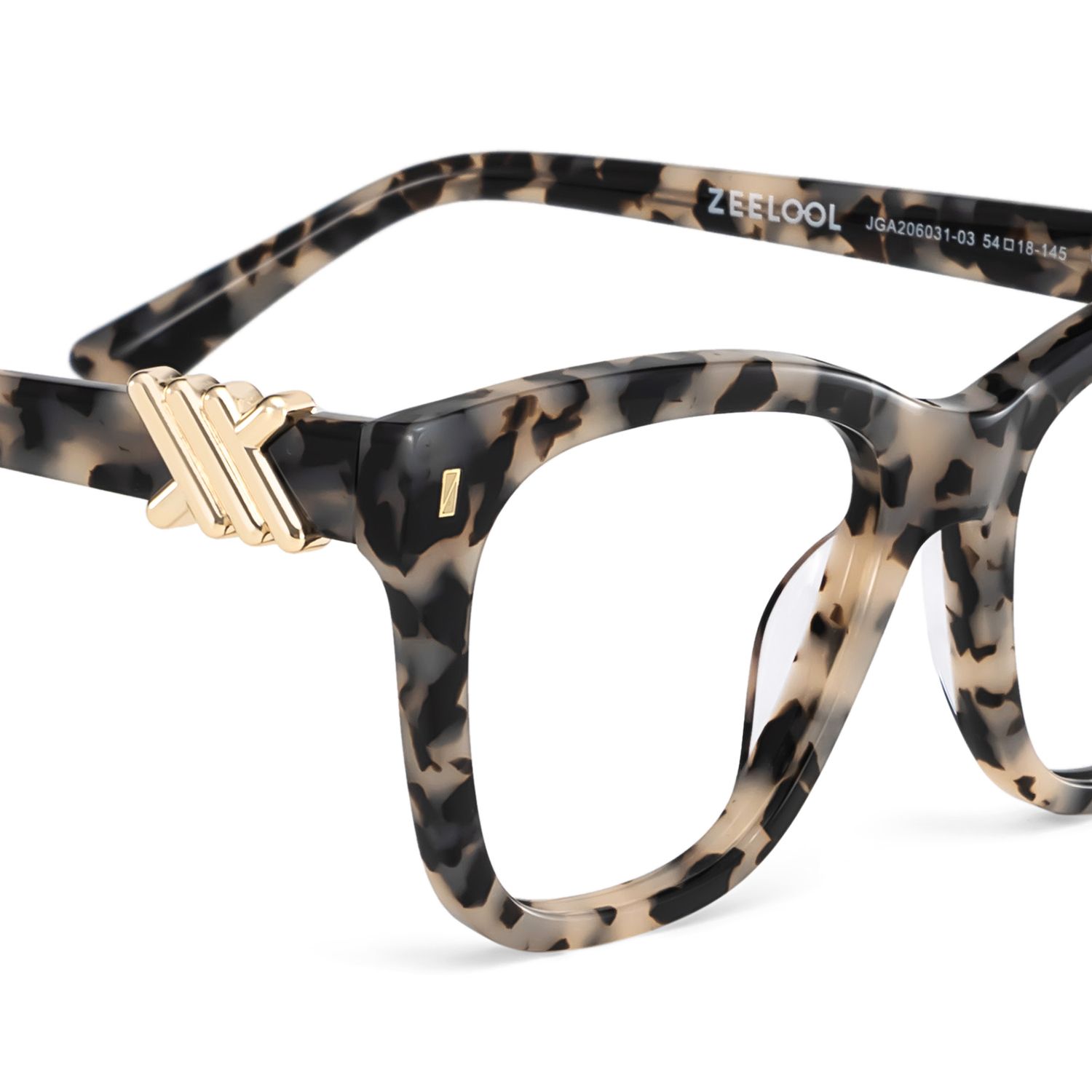 Square Tortoise Eyeglasses- Mae Acetate Frame Glasses4
