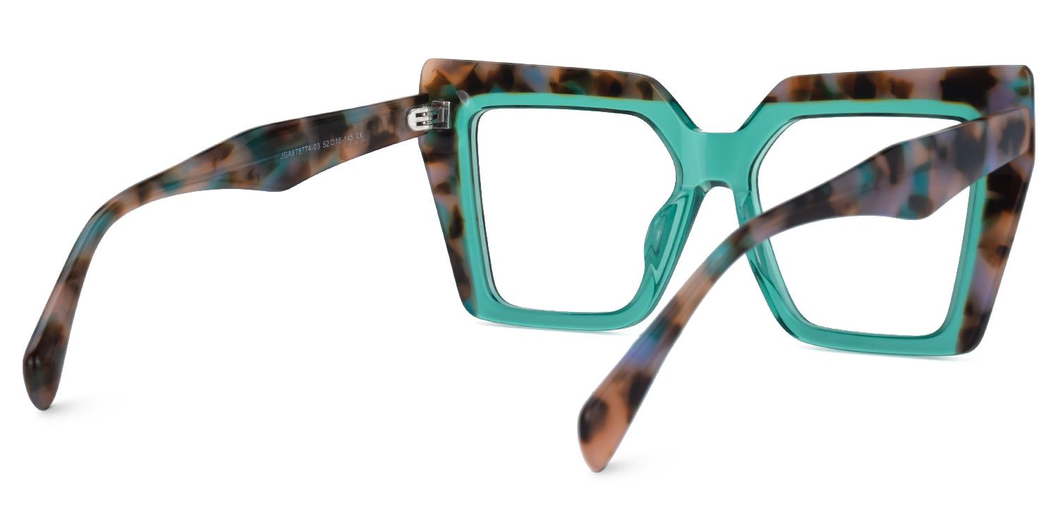 Acetate Kaliyana Eyeglasses, Kaliyana Square Glasses -Zeelool Glasses3