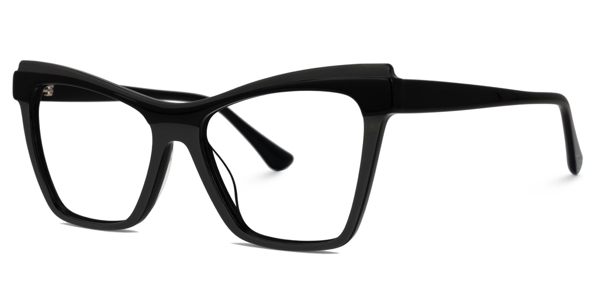Bouck Cateye Black Glasses1