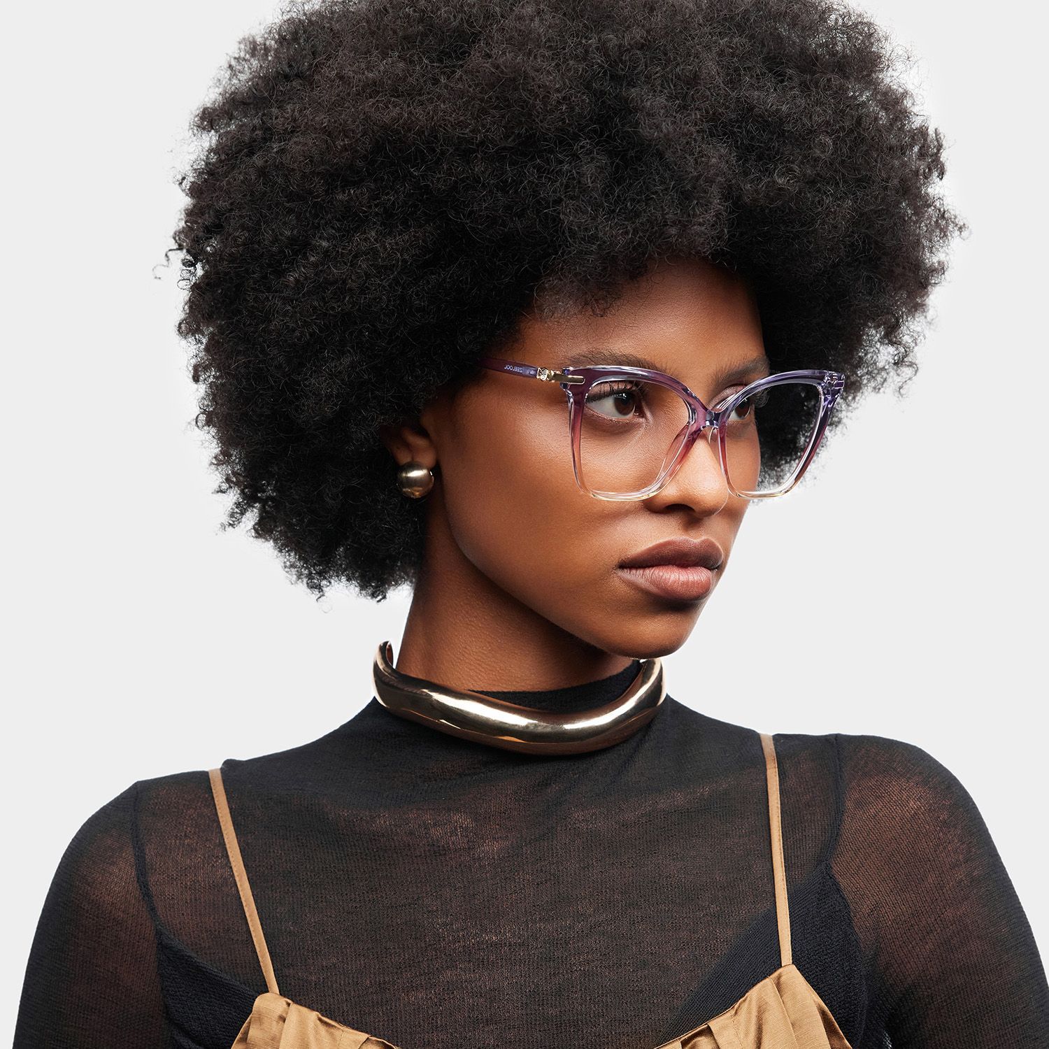 Lamar Multicolor Frame Glasses with Butterfly Frame Online | ZEELOOL1