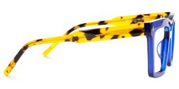 Tamekia Square Blue Glasses2