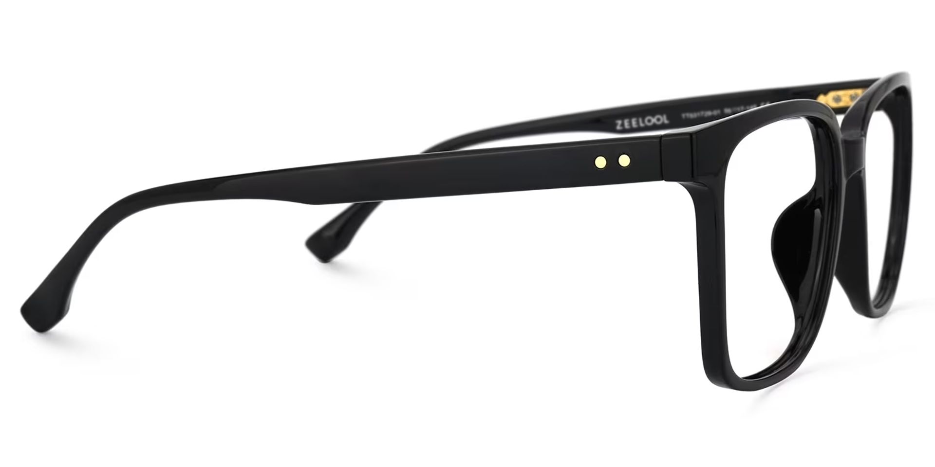 Contreras Square Black Glasses | ZEELOOL UK2