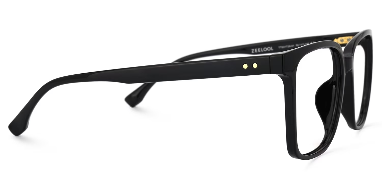 Contreras Square Black Glasses | ZEELOOL UK2