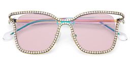 Shine Square Iridescent Sunglasses1