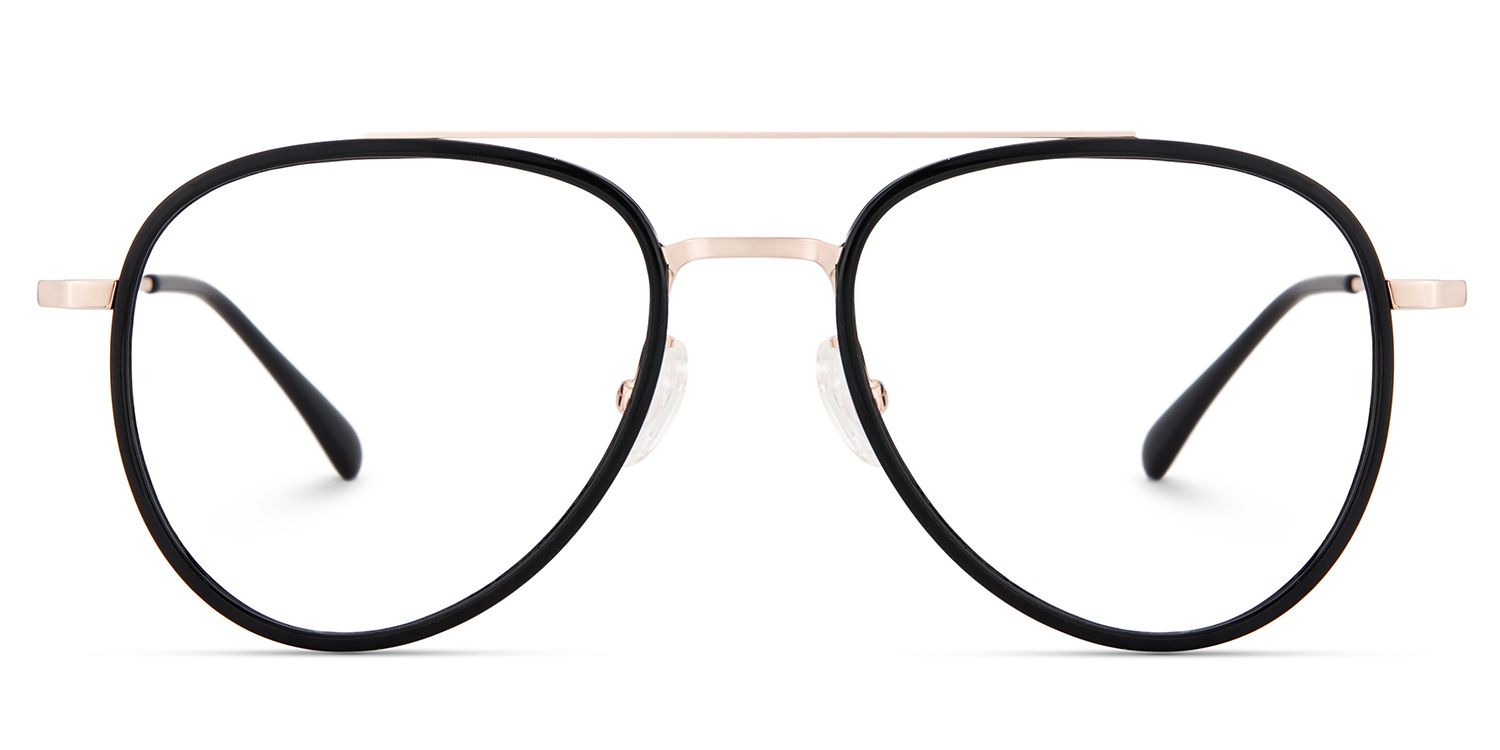 Serrano Avaitor Black Glasses | ZEELOOL UK0