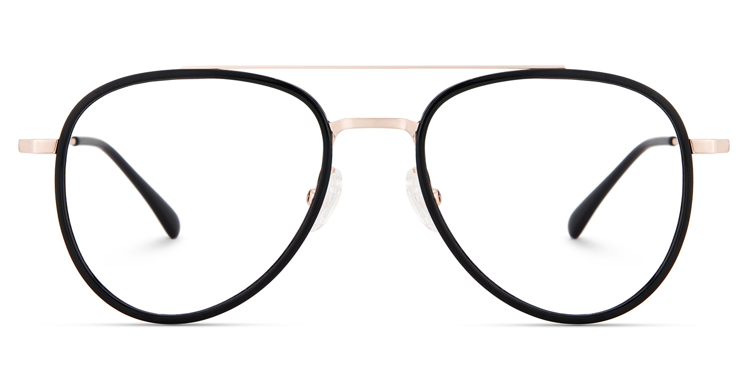 Serrano Avaitor Black Glasses | ZEELOOL UK0