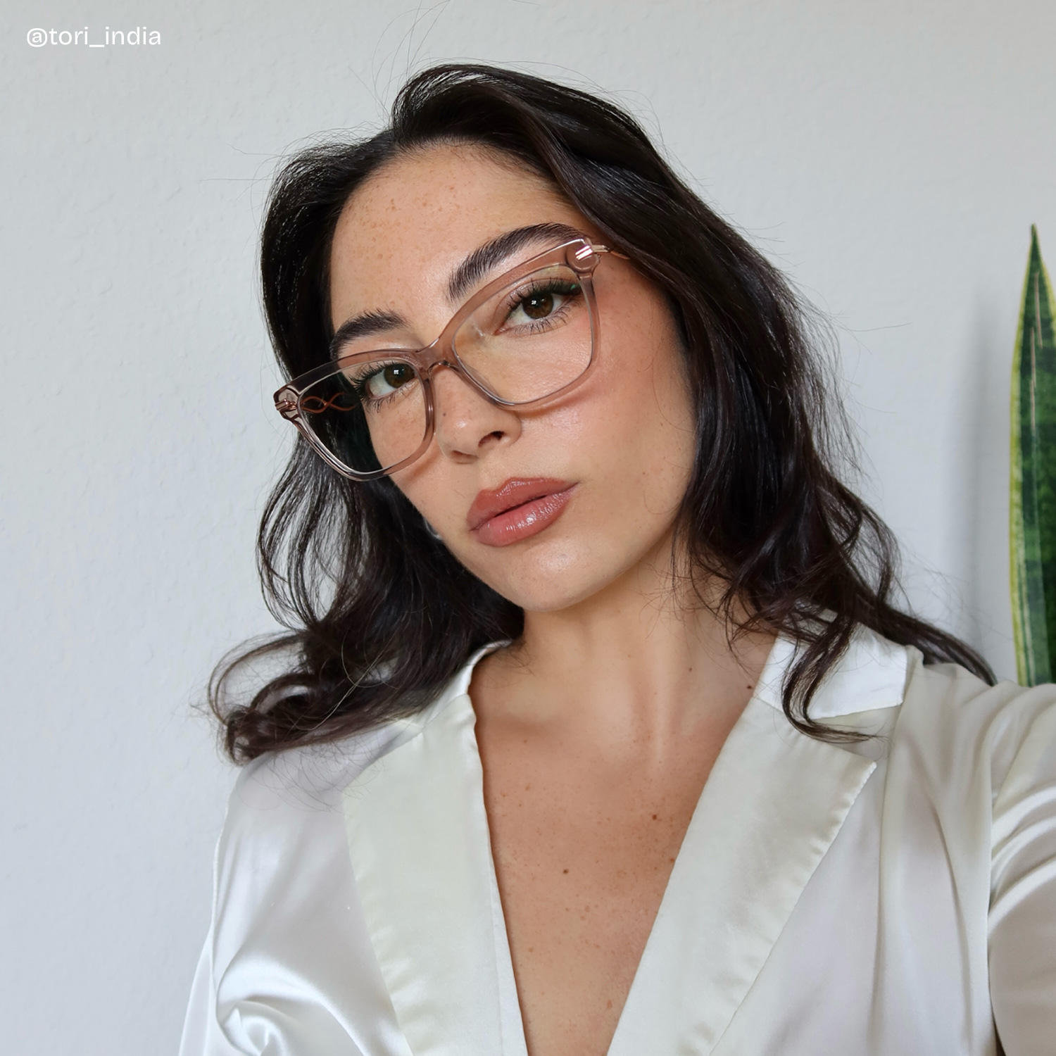 Mason Eyeglasses in Cat Eye Champagne Frame | ZEELOOL UK8