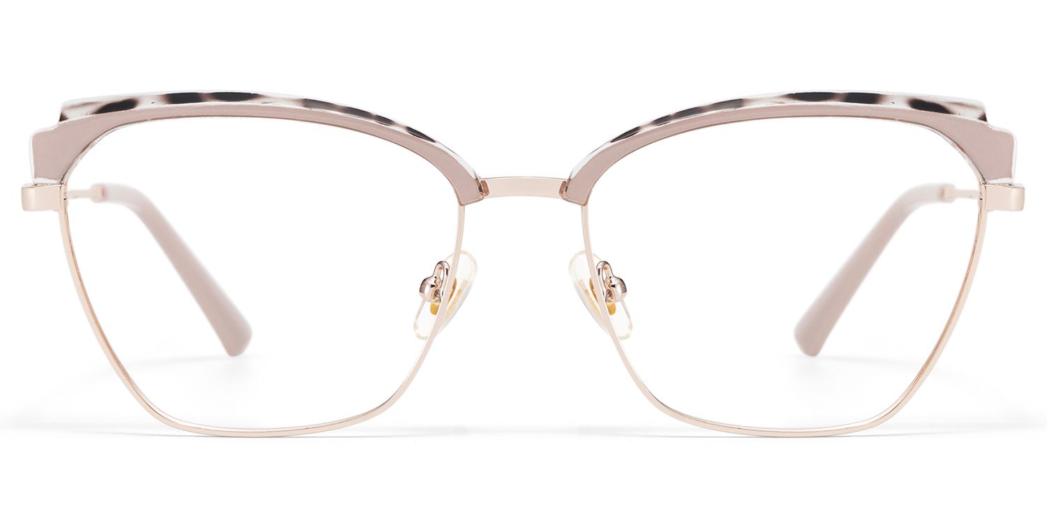 Phoebe Browline Khaki Frame Eyeglasses for Woman| ZEELOOL UK1