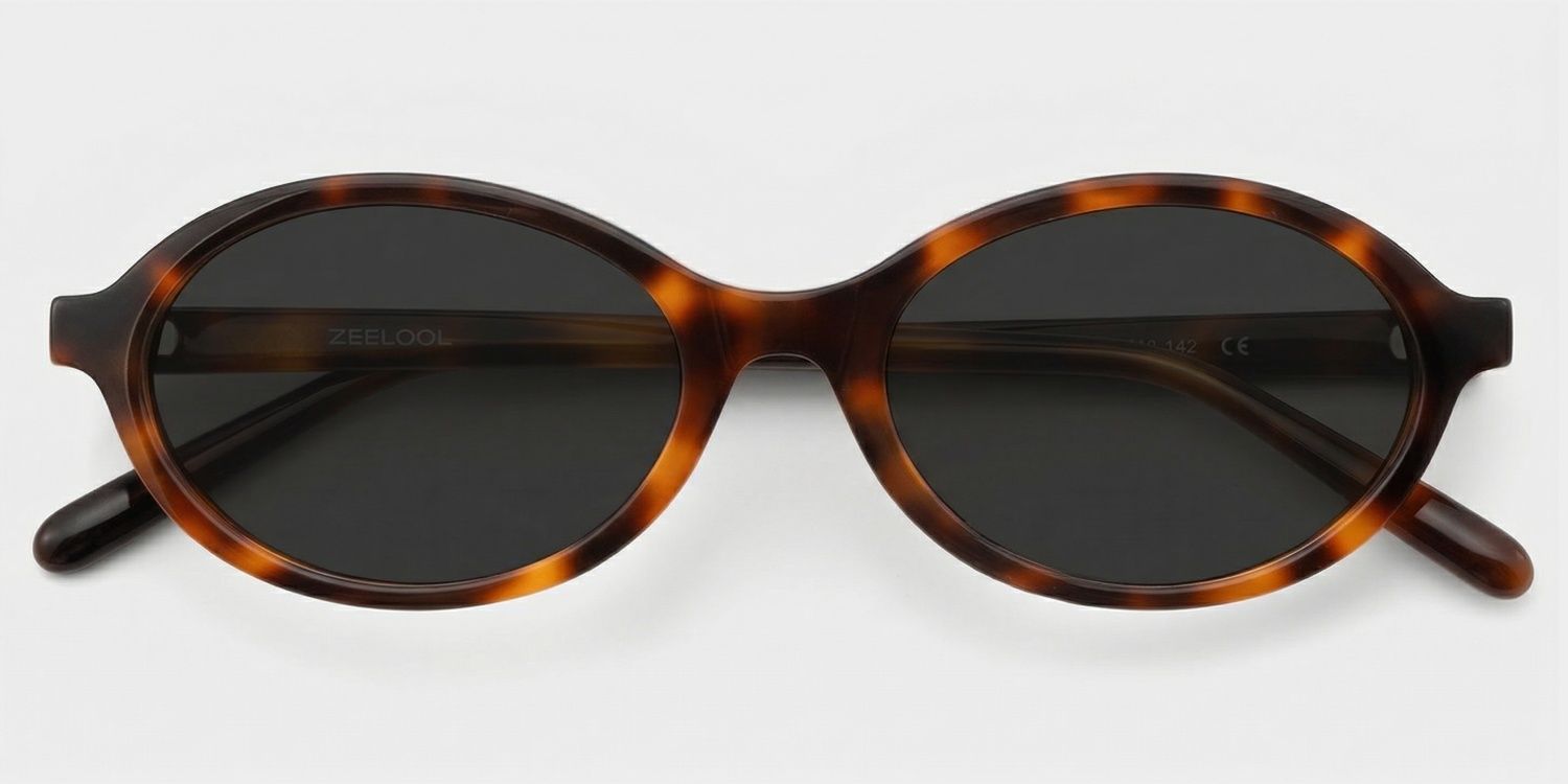Oval Tortoise Eyeglasses- Everly Acetate Frame Glasses1