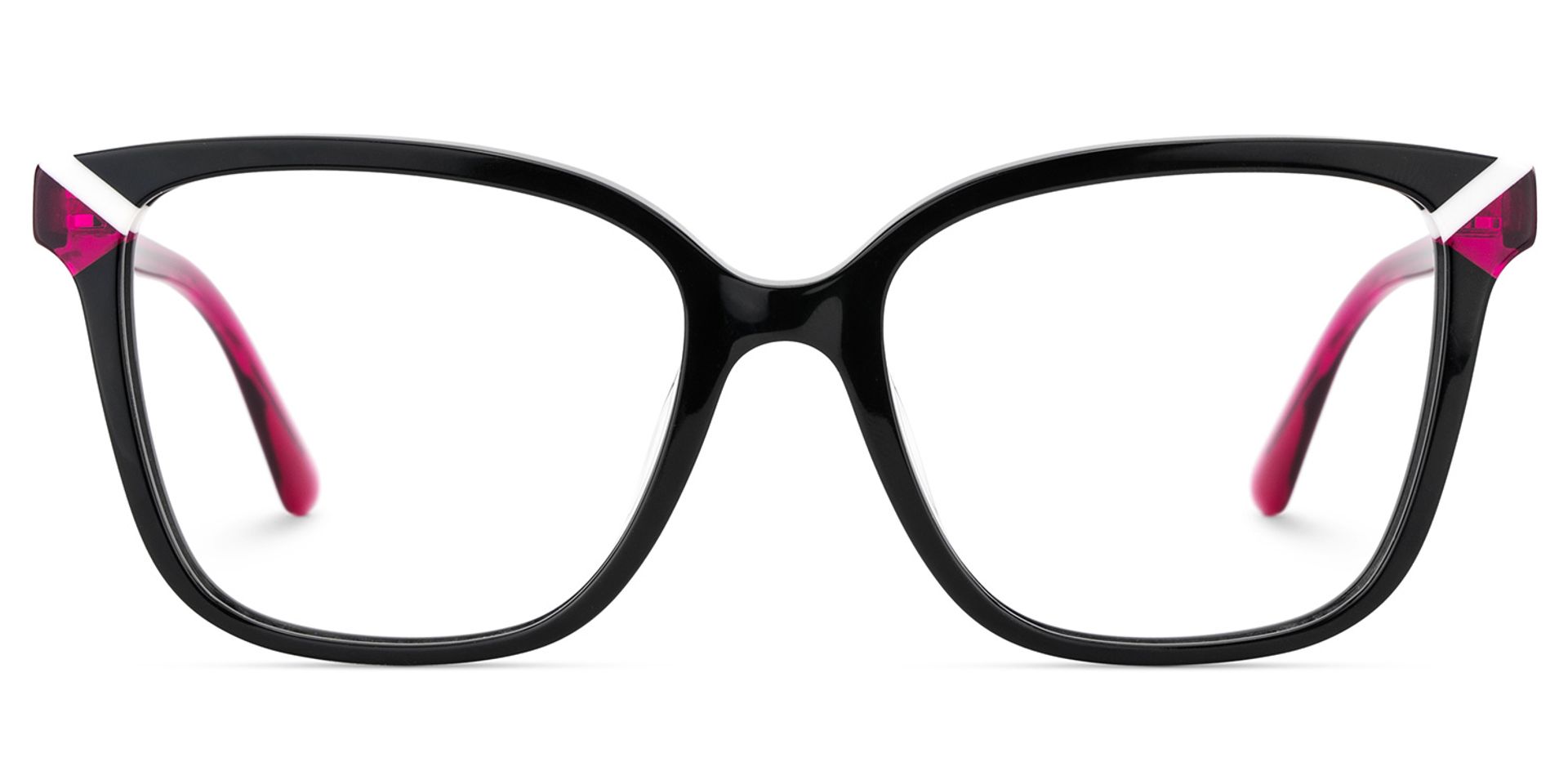 Thin Black Glasses Frame with Square Shape2