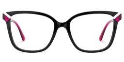 Nolan Square Black Glasses2
