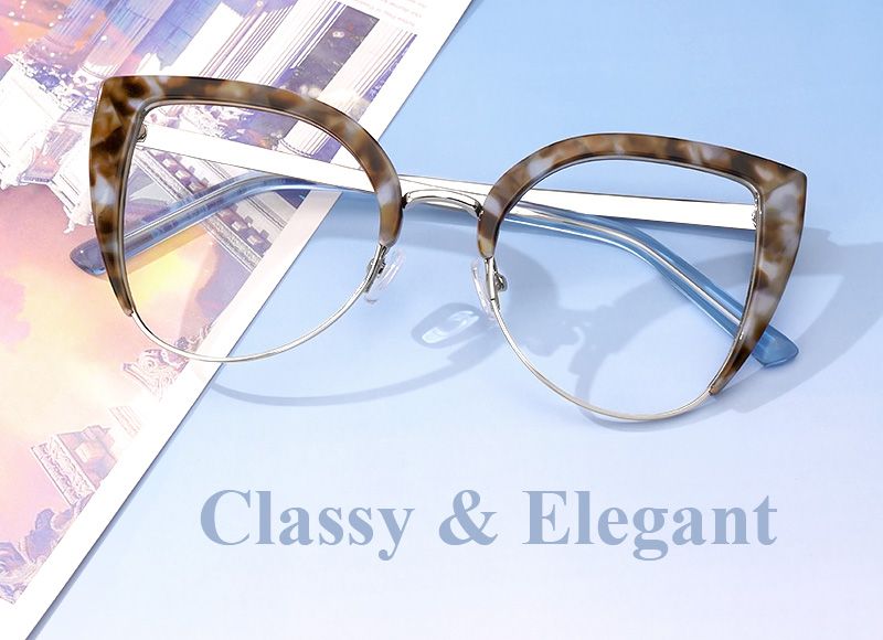Brewer Cat Eye Tortoise Glasses | ZEELOOL UK4