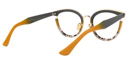 Laraine Cat Eye Gray Glasses3