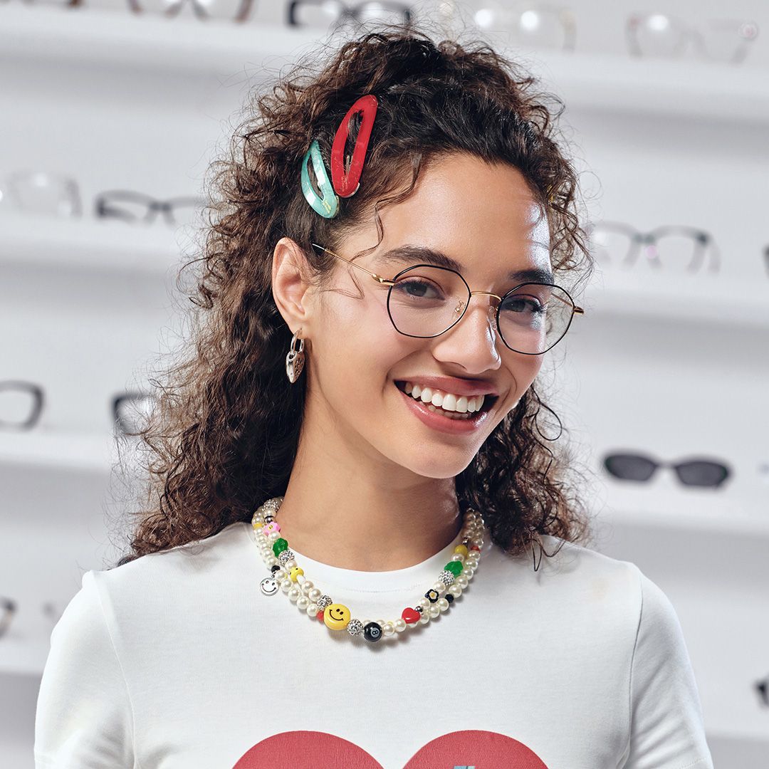 Reyes Geometric Black Glasses | ZEELOOL UK5