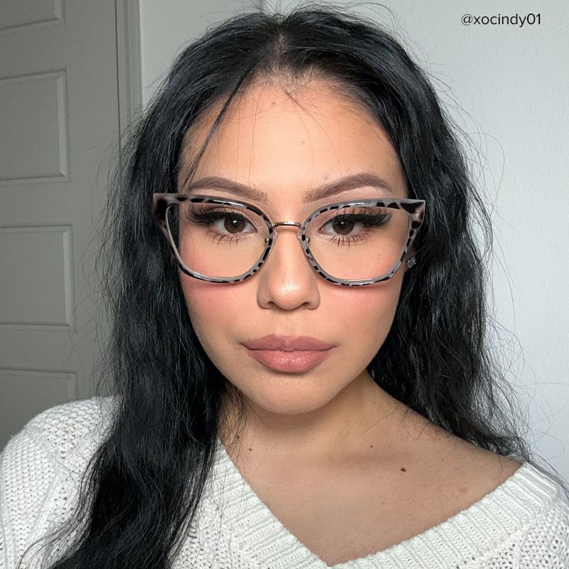 Martine Square Tortoise Glasses | ZEELOOL UK5