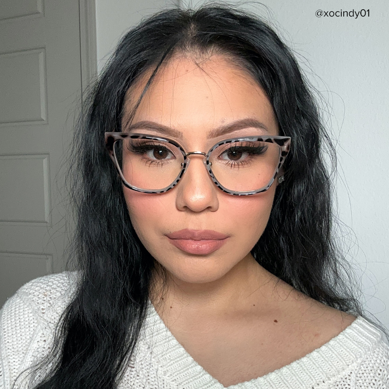 Martine Square Tortoise Glasses | ZEELOOL UK5