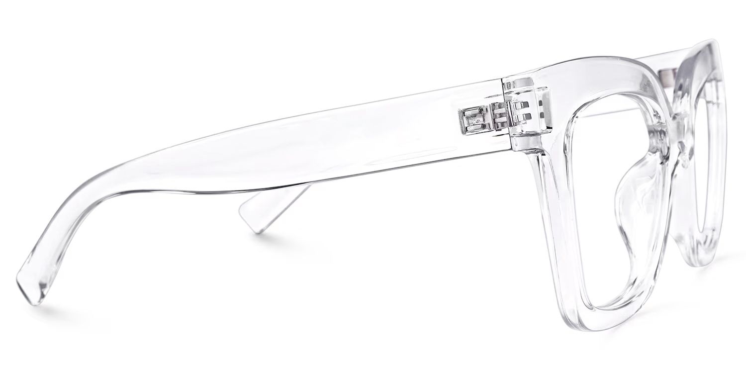 Malcolm Square Clear TR90 Frame Glasses | ZEELOOL UK2