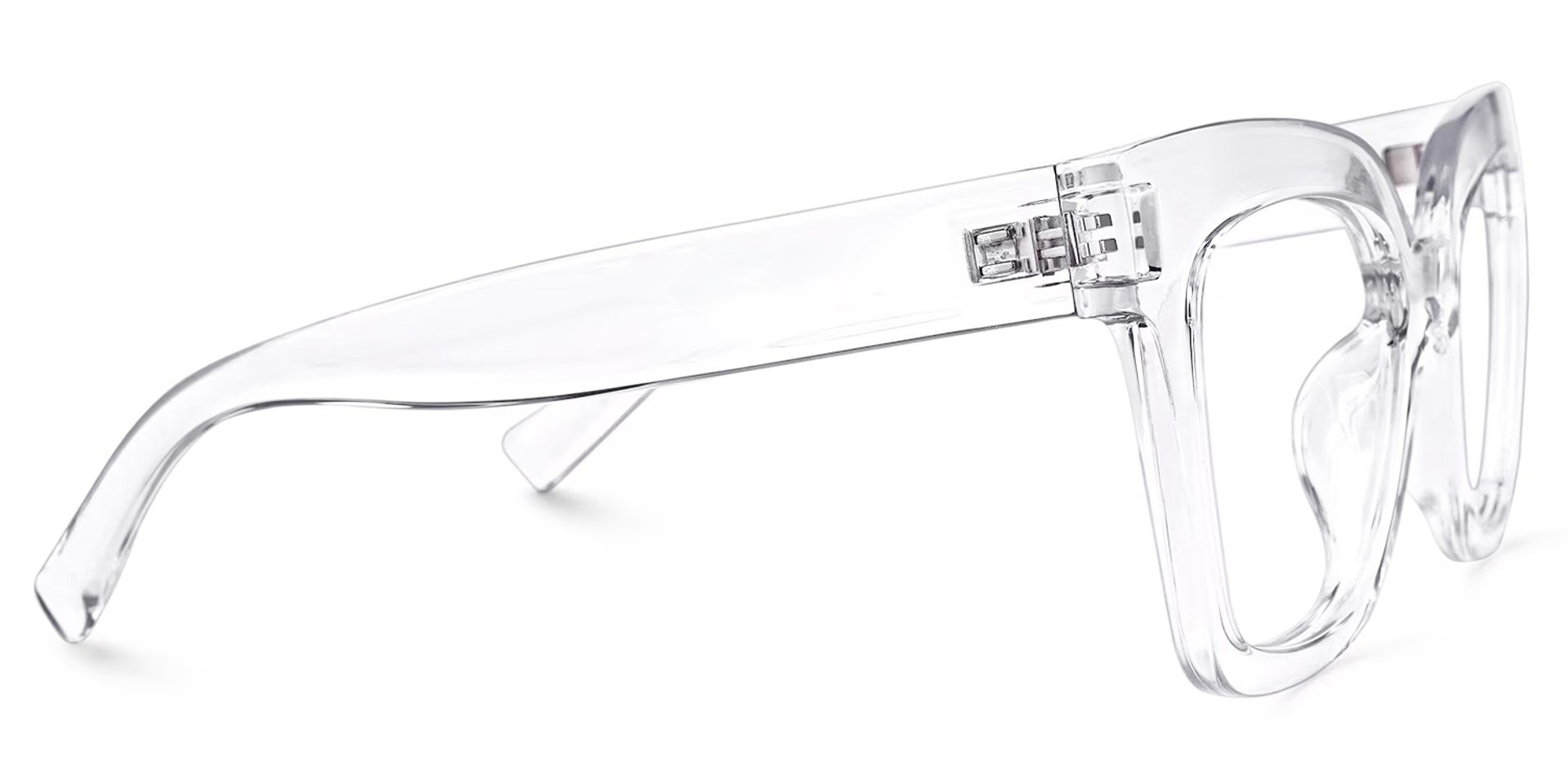 Malcolm Square Clear TR90 Frame Glasses | ZEELOOL UK2