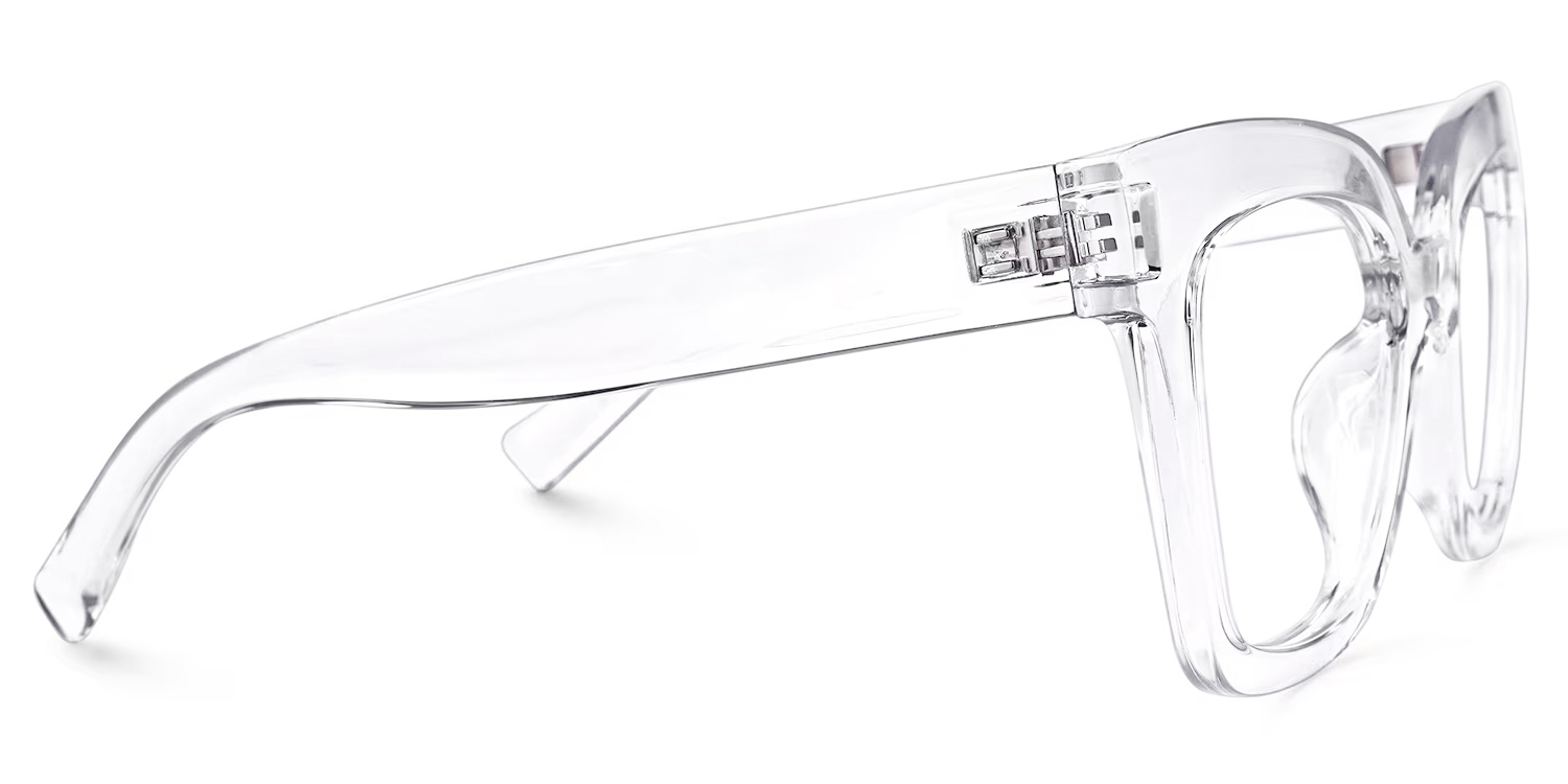Malcolm Square Crystal TR90 Frame Glasses | ZEELOOL UK2
