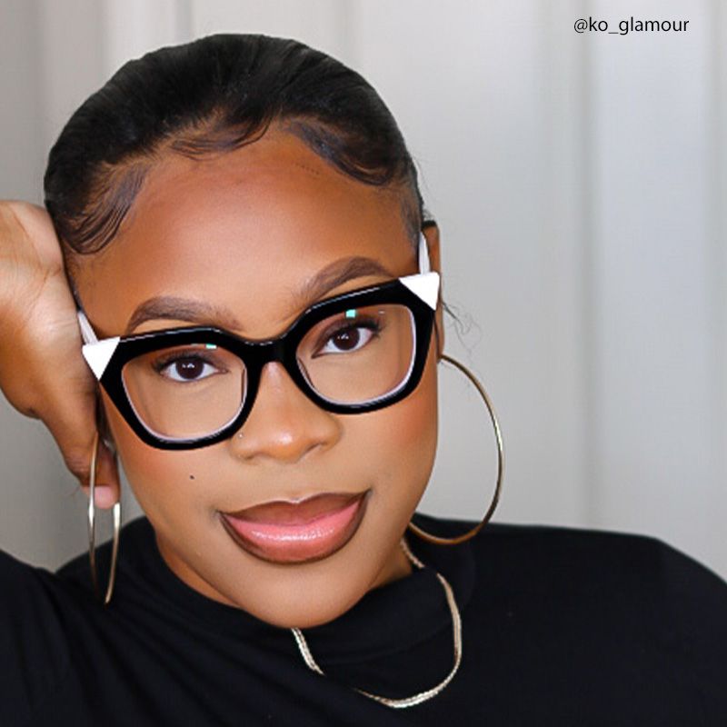 Debnath Cateye Black Glasses | ZEELOOL UK4