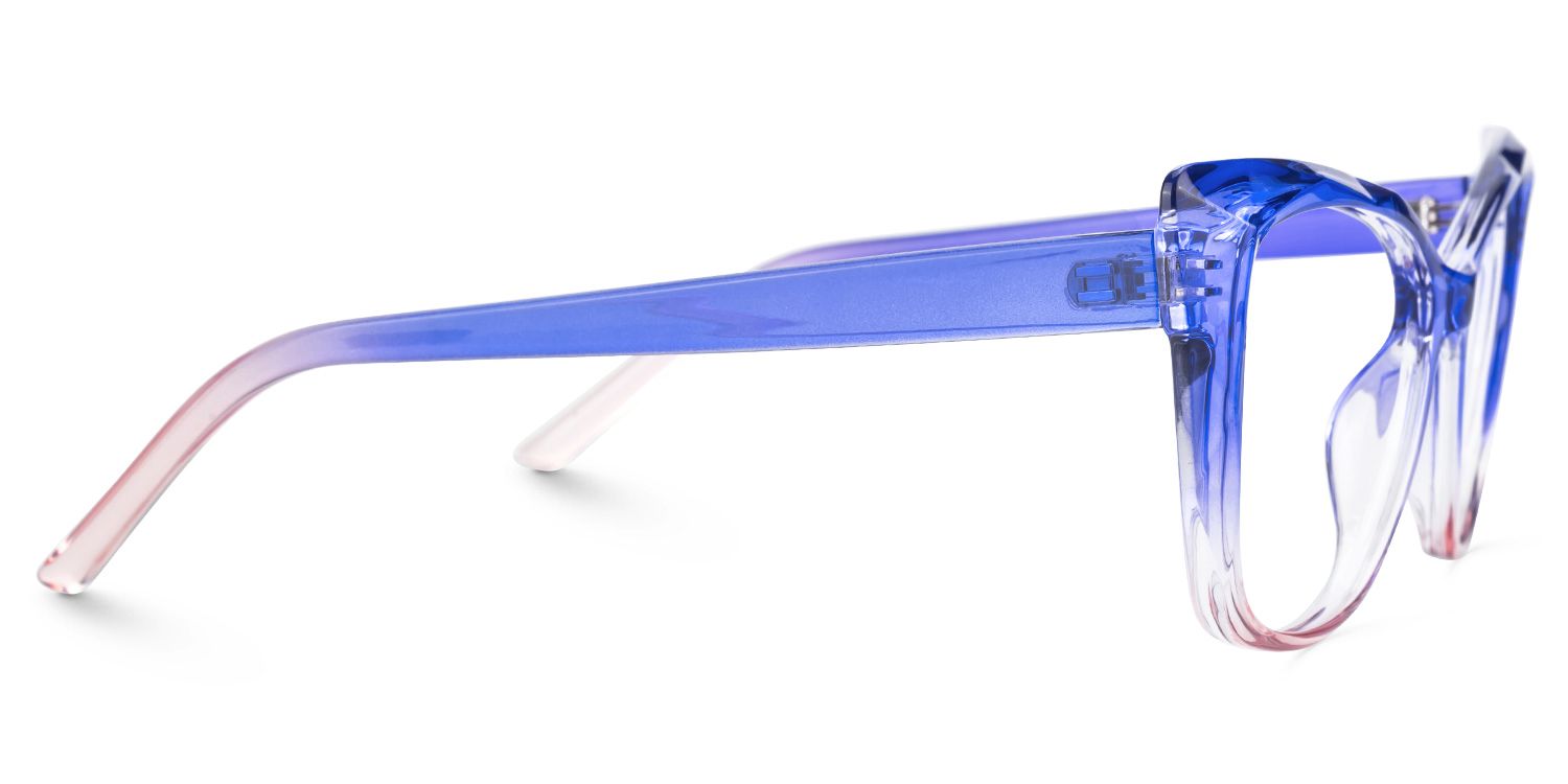 Square Farris Blue Glasses deals -Zeelool Glasses2