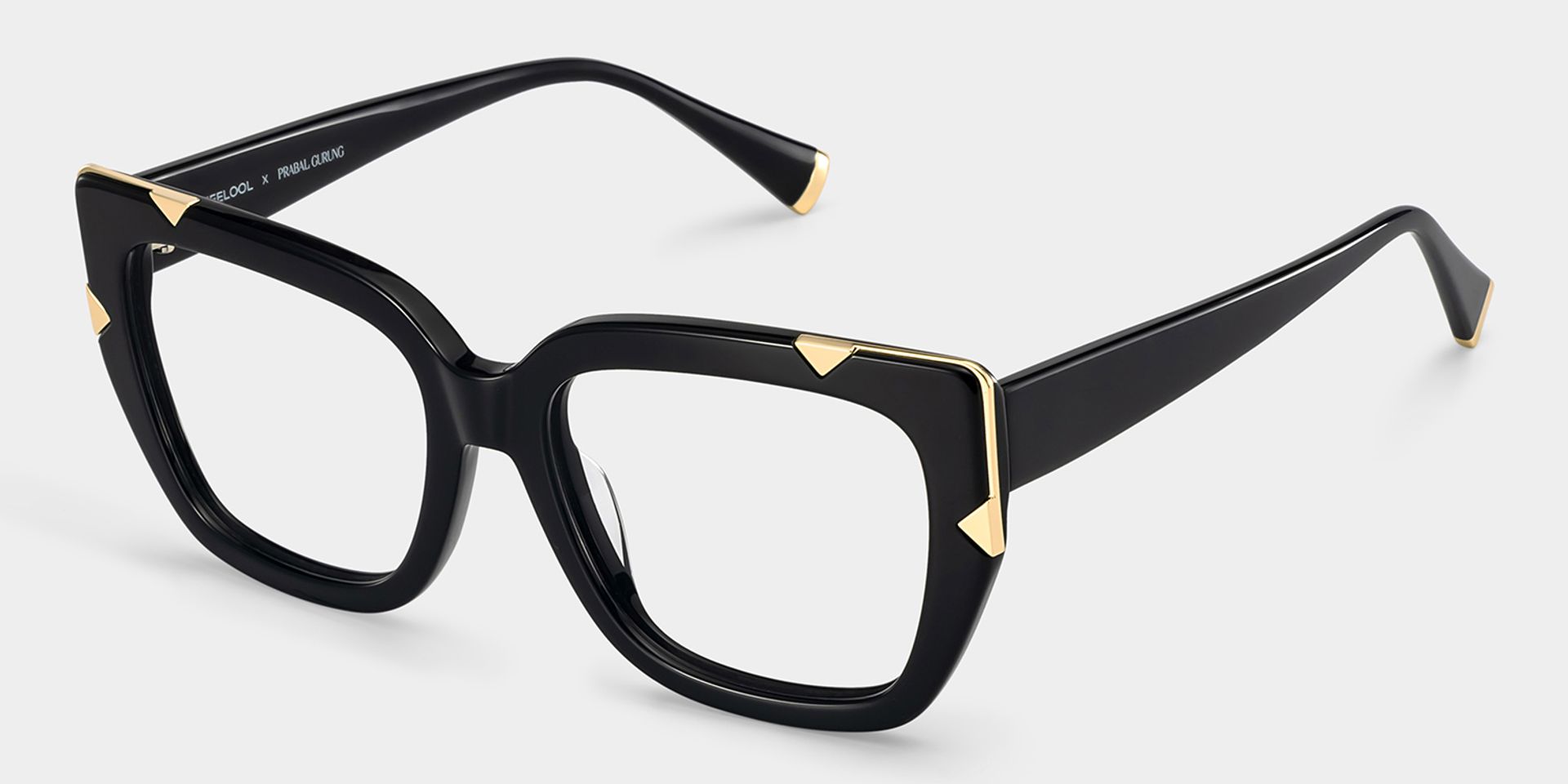 Grace Black Butterfly Frame Glasses | ZEELOOL x Prabal Gurung3