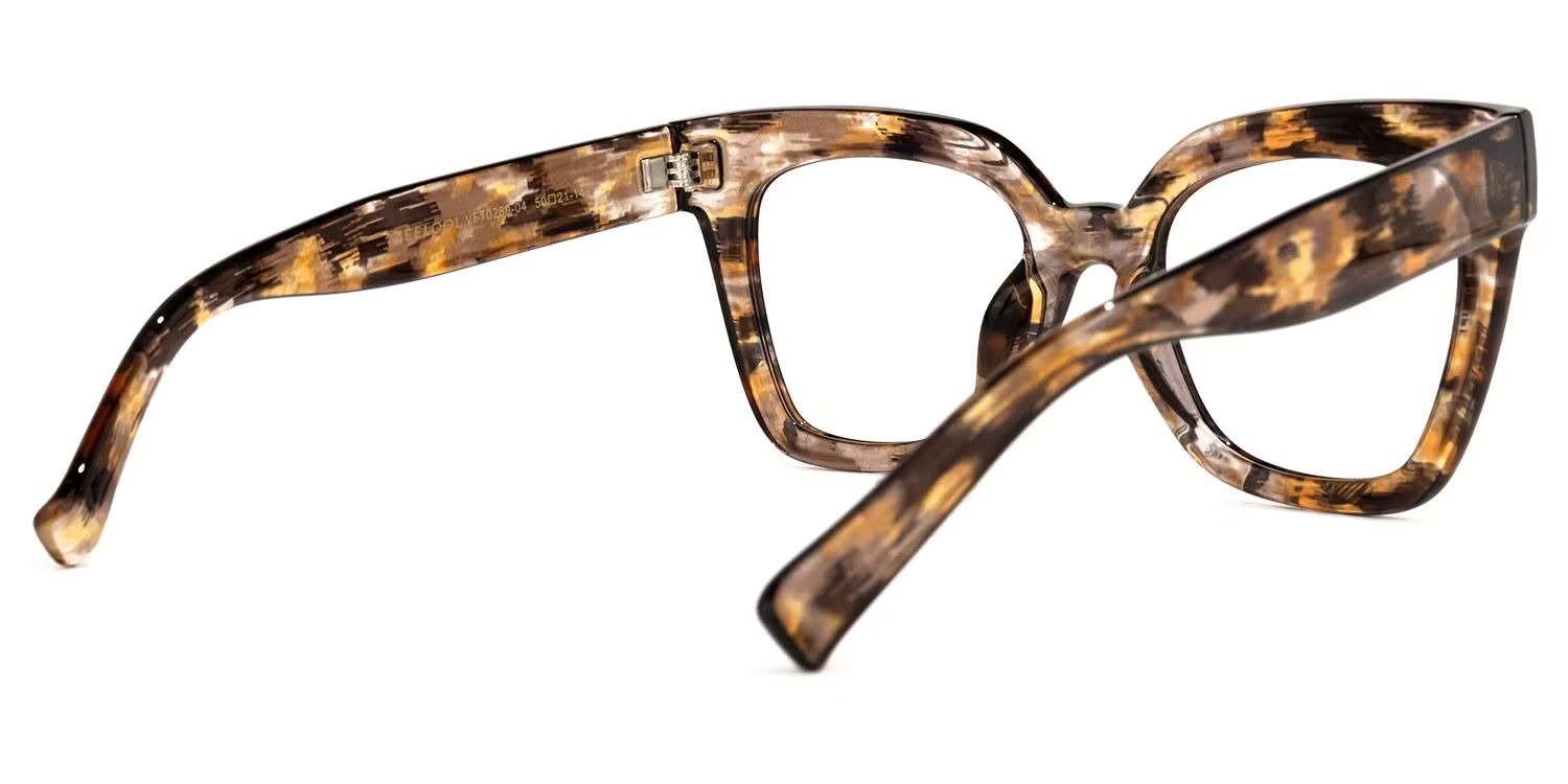 Malcolm Square Brown Eyeglasses and Glasses Frames3