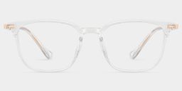 William Rectangle Clear Glasses0