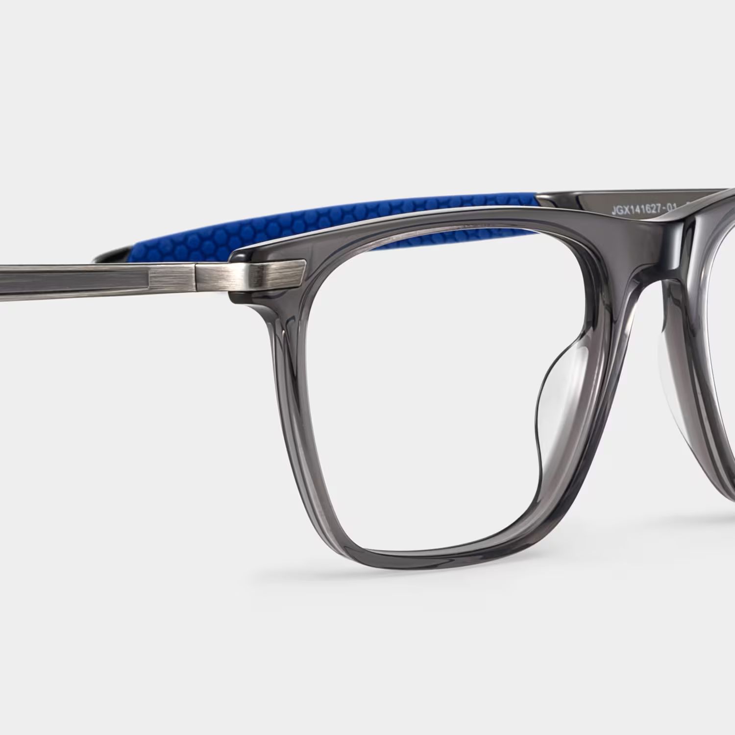 Stable Gray Frame Glasses with Rectangle Frame Online | ZEELOOL UK6