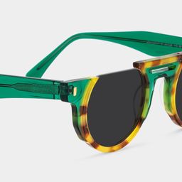 Mastin Round Tortoise Glasses4