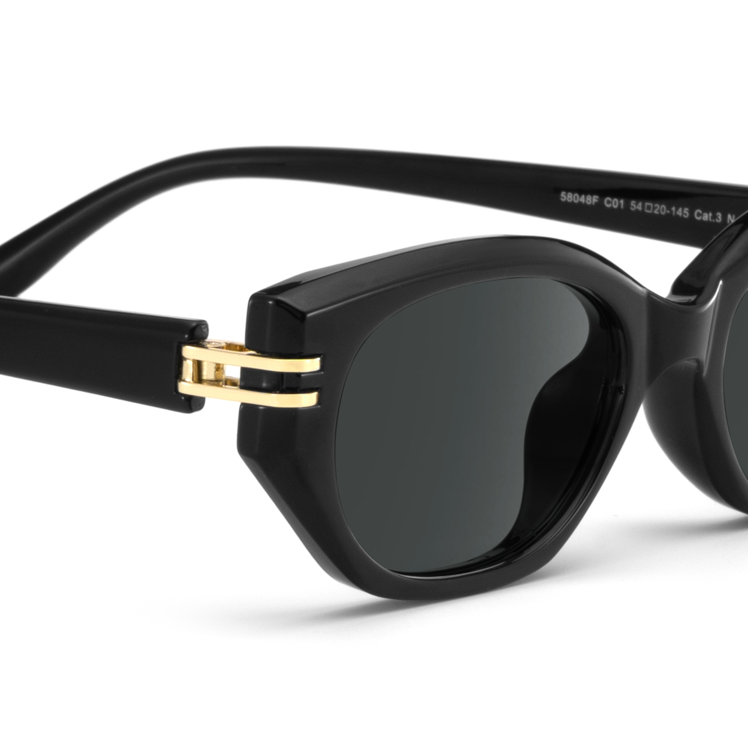 Lagoona Cat Eye Black Sunglasses4