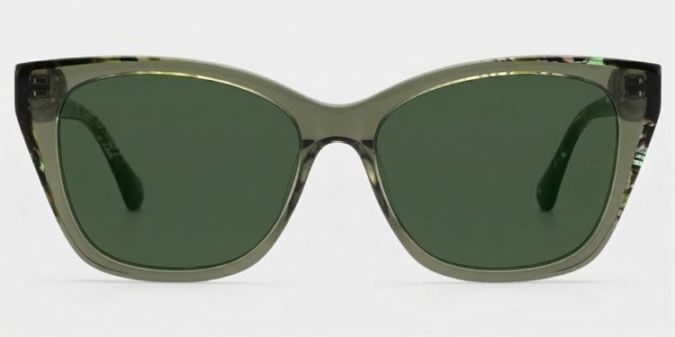 Maple Green Butterfly Glasses