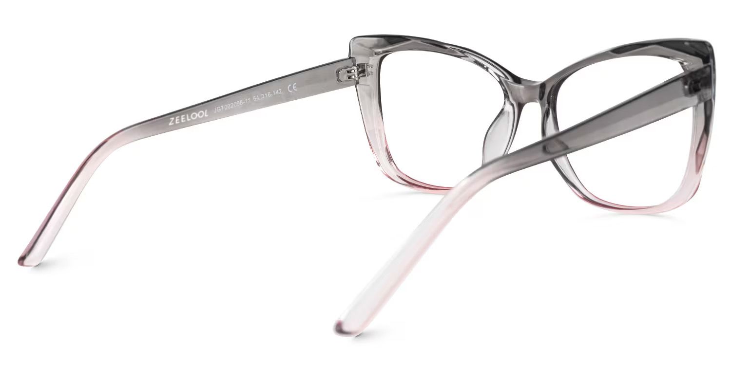 Square Farris Pink Glasses deals -Zeelool Glasses3