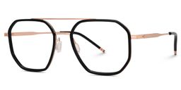 Bethany Aviator Black Glasses1