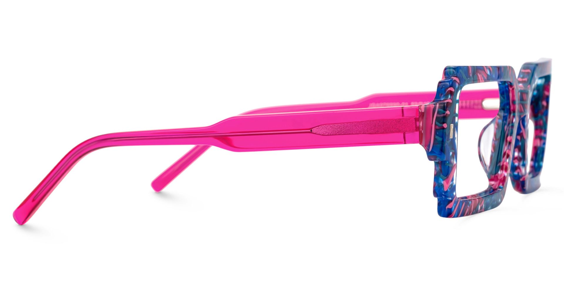 Frederick Bright Color Bold Rectangle Glasses | ZEELOOL UK2