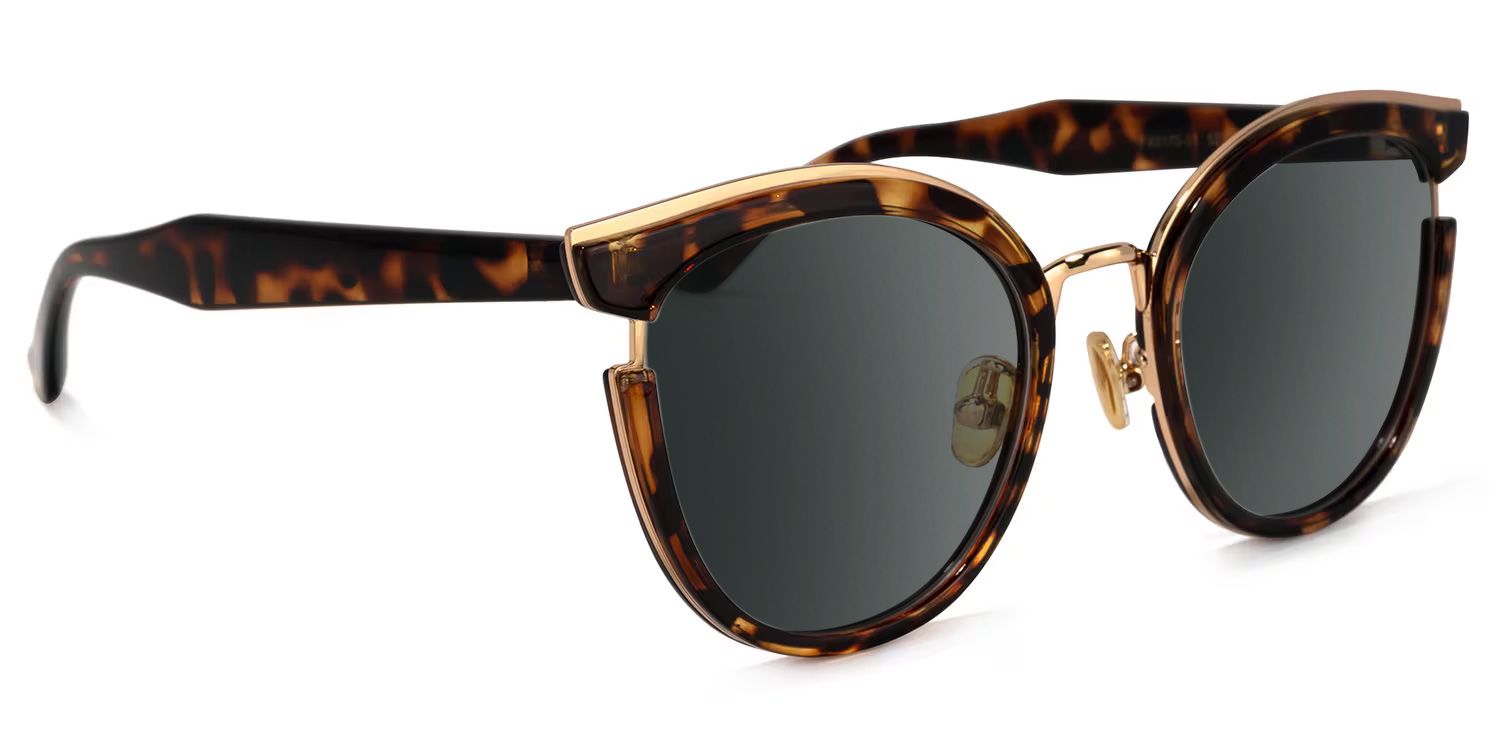 Laraine Cat Eye Tortoise Frame Sunglasses | ZEELOOL UK2