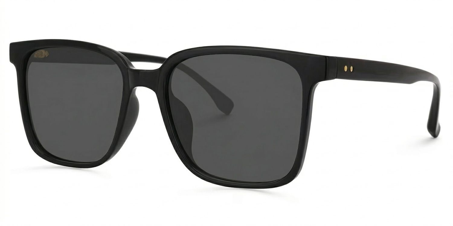 Contreras Square Black Glasses | Zeelool Glasses1
