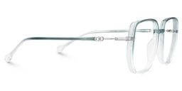 Joana Geometric Blue Clear Glasses4
