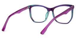 Libby Purple Geometric Glasses3